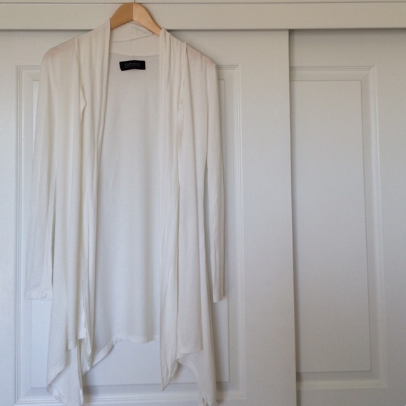 BRAND NEW Jersey tie cardigan