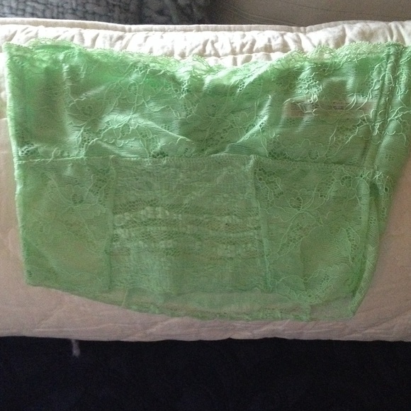 FREE PEOPLE Mint Lace Bandeau SZ S - Picture 2 of 3