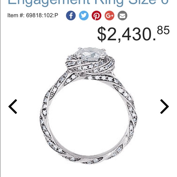 14KW Gorgeous engagement ring semi mounting! - Picture 1 of 3