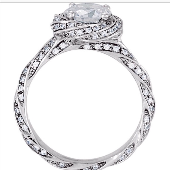 14KW Gorgeous engagement ring semi mounting! - Picture 3 of 3