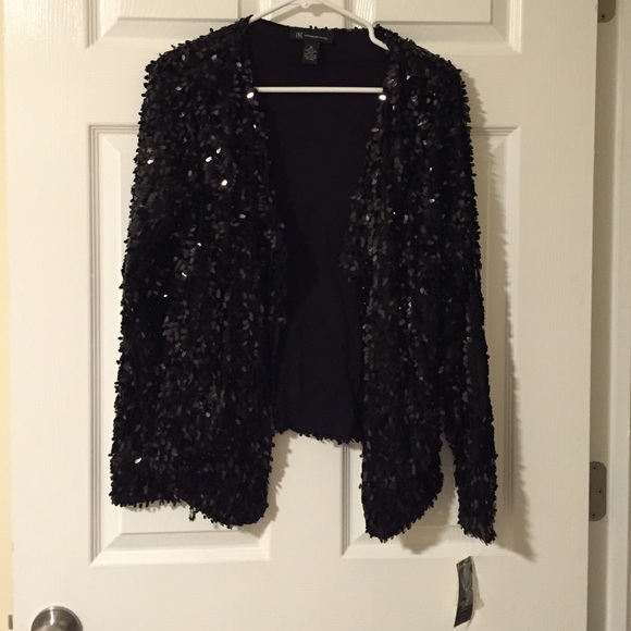 Holiday Sequin Blazer Jacket