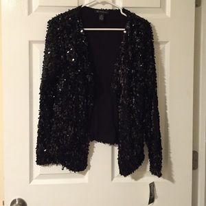 Holiday Sequin Blazer Jacket