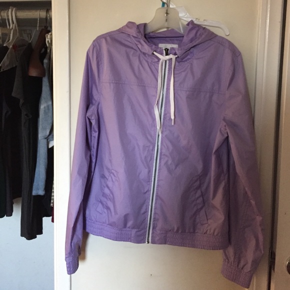lavender windbreaker