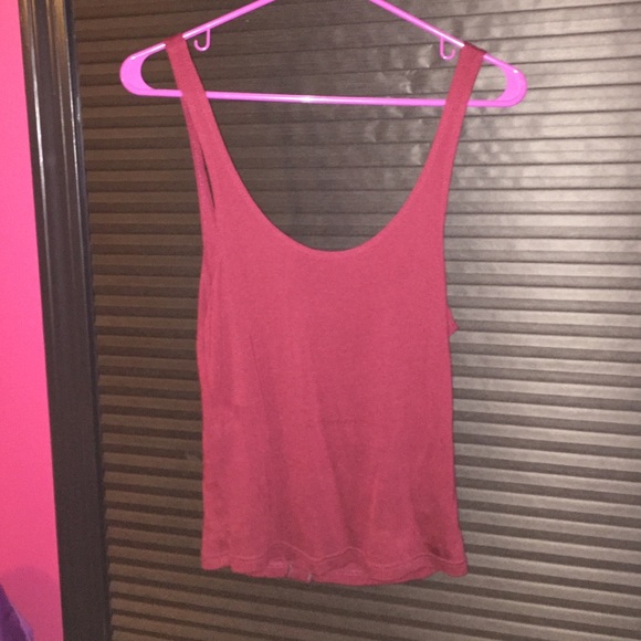 Maroon tank top from pacsun!