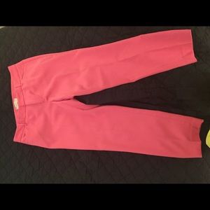 Gap pink crop pants