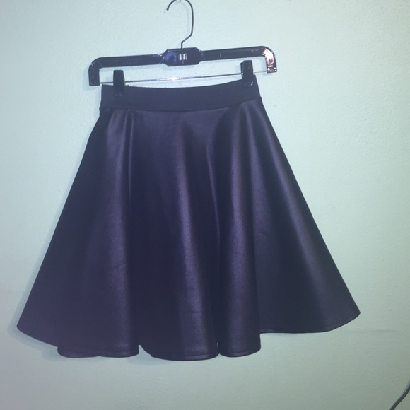 Short Black Skater Skirt