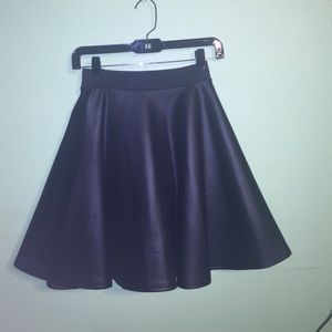 Short Black Skater Skirt