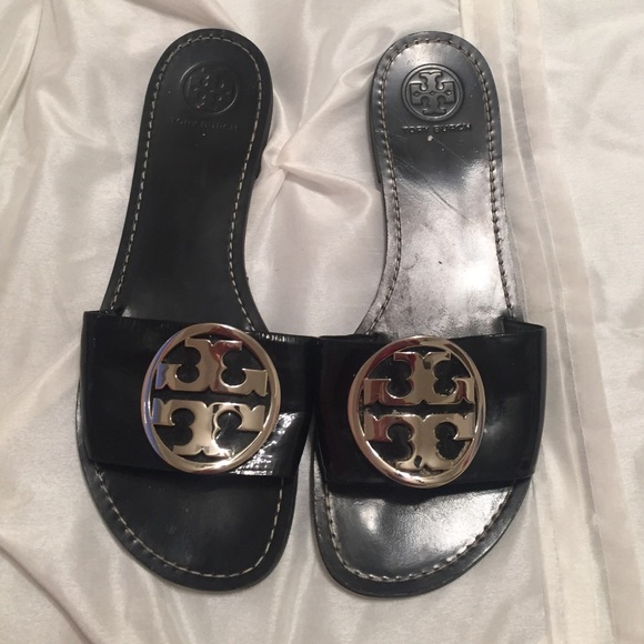 gently worn Tory Burch sandals