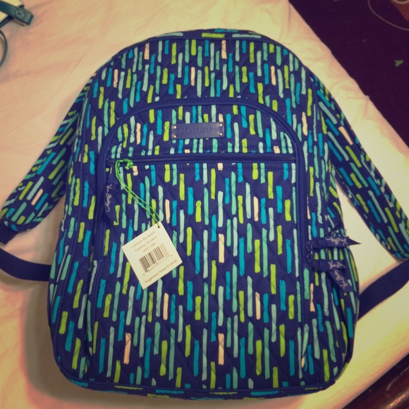 Vera Bradley Campus Backpack in Katalina Showers