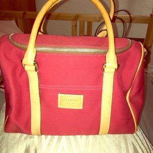 Red Coach Satchel
