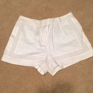 NWT J.Crew white linen short
