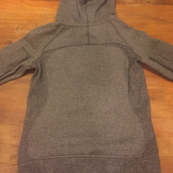 Heathered Grey Scuba hoodie - Picture 4 of 4
