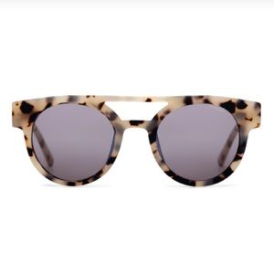 Komono "Dreyfuss" Ivory Demi Sunglasses