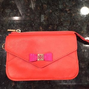 Tory Burch Orange Wallet/ Wristlet