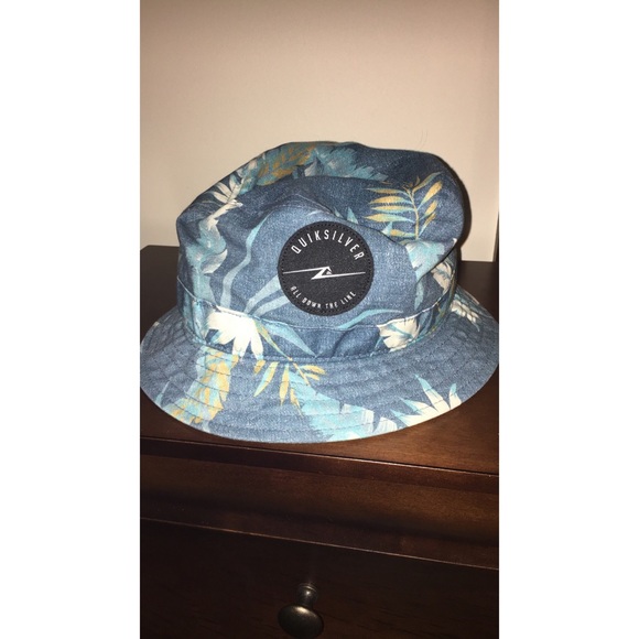 Floral print bucket hat quiksilver