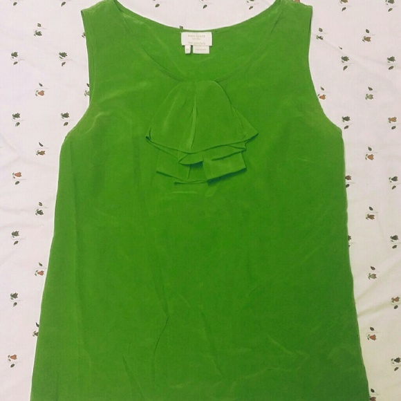 SOLD KATE SPADE Ciara Ruffle Sleeveless Tank