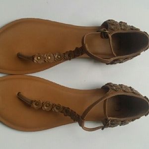 KELSI DAGGER boho flower andelyn thong sandal 8.5