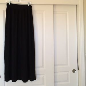Casual jersey maxi skirt