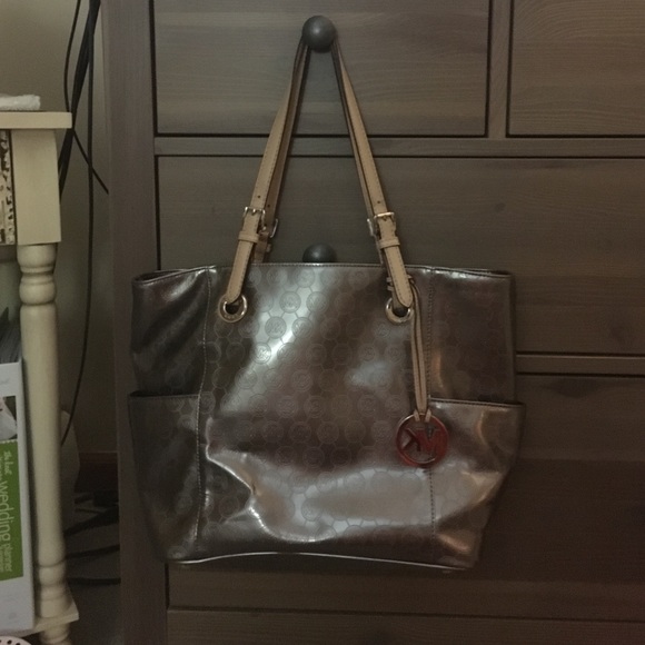 Silver Michael Kors bag