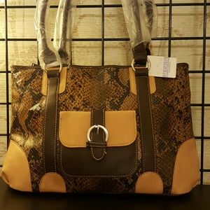 Snake pattern HoBo bag