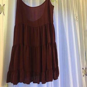 Maroon Jada dress from Brandy Melville👗