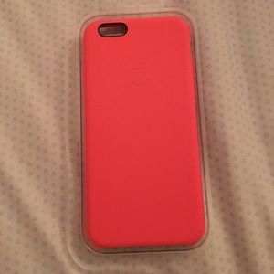 iPhone 6/6s coral Apple silicone case!💋