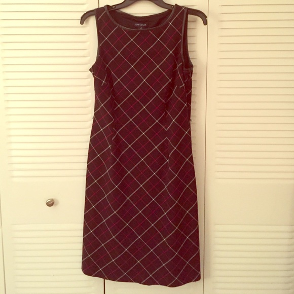 Ann Taylor plaid dress