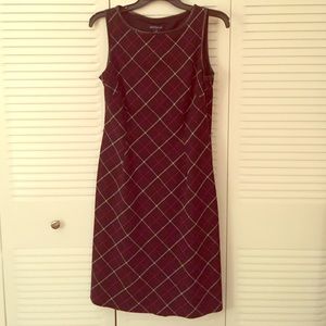 Ann Taylor plaid dress