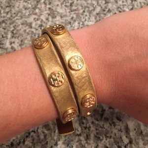 Tory burch gold wrap bracelet