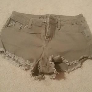 High waisted shorts