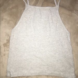 Brandy Melville high neck ribbed tank