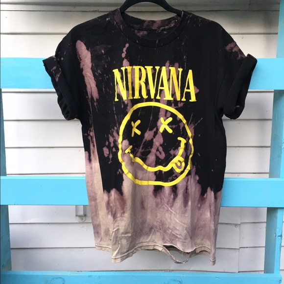 nirvana distressed shirt