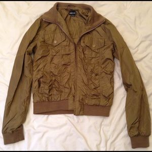 90s Wet Seal Bronze Windbreaker jacket