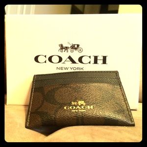 Coach Card Case Wallet