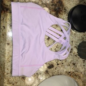 purple lulu lemon sports bra