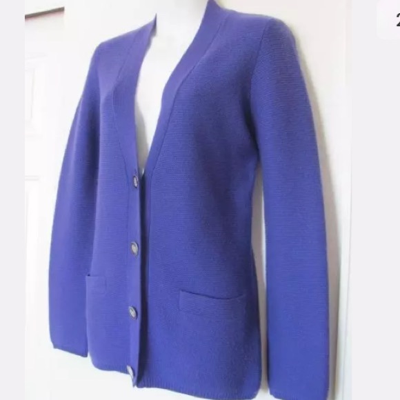 Tory Burch light Cardigan 100% cashmere Sz XS