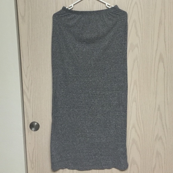 Nordstrom Gray Flannel Maxi Skirt