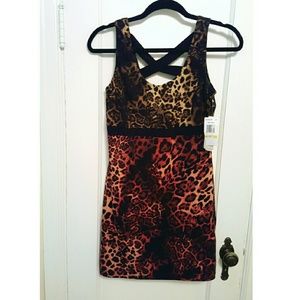Mini Dress Animal Print