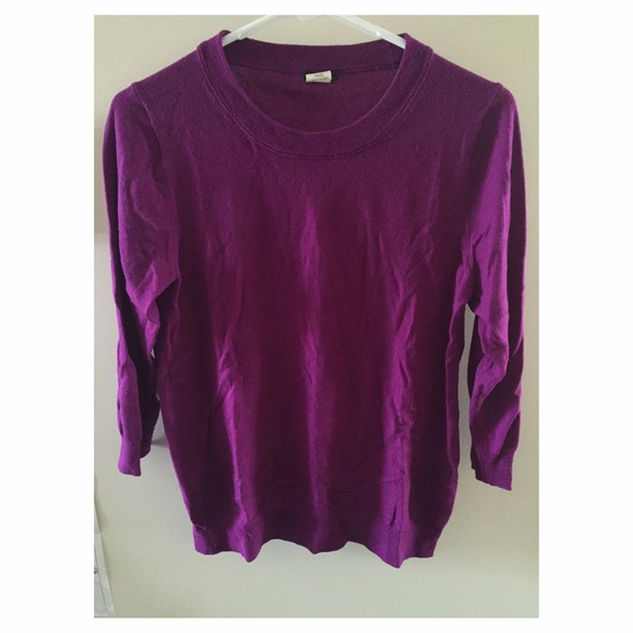Purple wool Jcrew sweater