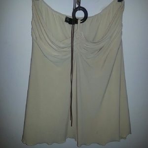 Leather Tied Halter Top