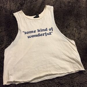 Forever 21 crop muscle tee