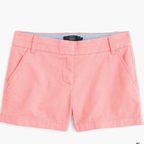 J Crew Light Pink Chino Shorts