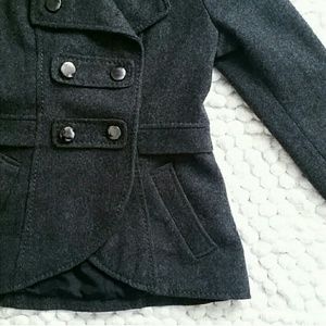 Wool Blend Peacoat