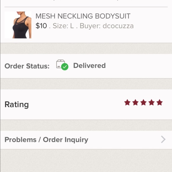 🌹🌹MESH NECKLING BODYSUIT - Picture 3 of 3