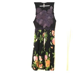 Embroidered Free People Dress with Pockets