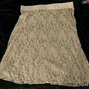 Lapis Lace Skirt