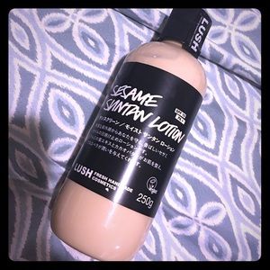 Sesame suntan lotion