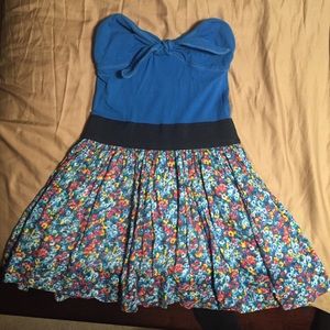 Strapless summer dress