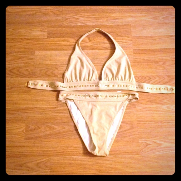 Beige swimsuit