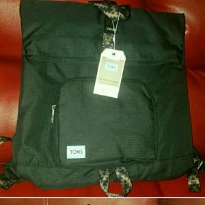 Black TOMS backpack